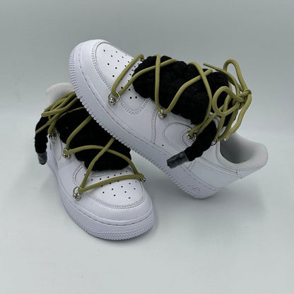 Nike Air Force 1 “Rope Laces Black” Triple Olive - EV8 SoCal