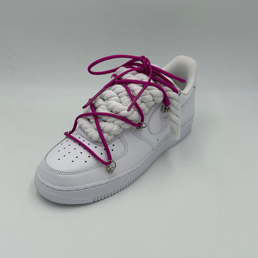 Nike Air Force 1 “Rope Laces White” Triple Purple - EV8 SoCal