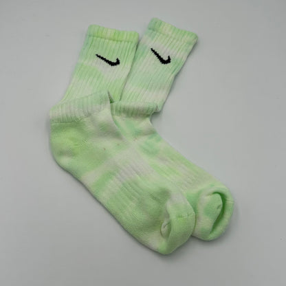 Nike Tie Dye Socks Neon Green