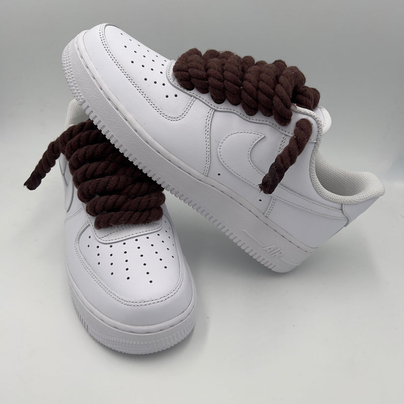 Nike Air Force 1 “Rope Laces” Brown - EV8 SoCal