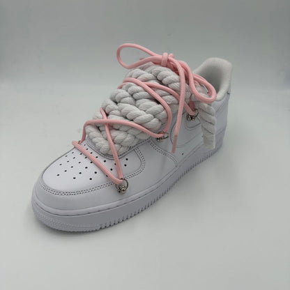 Nike Air Force 1 “Rope Laces White" Triple Pink - EV8 SoCal