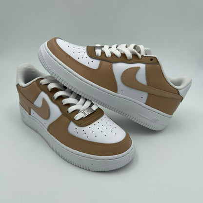 Nike Air Force 1 Custom Beige - EV8 SoCal