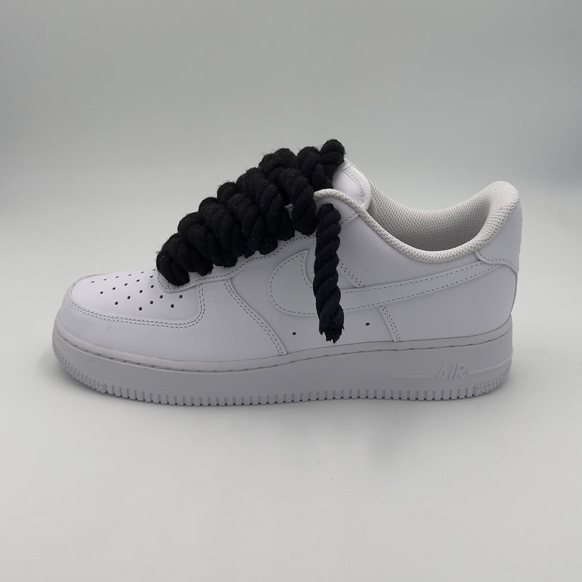 AF1 Low Triple White Rope Lace Custom Size 10 M